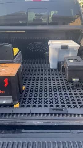 12" x 12" Tmat Interlocking Non-Draining Panel - Four Connectors (Single) - Customer Photo From Brian Gilliam