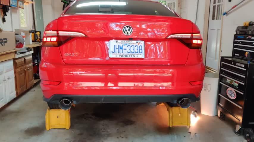 3" Cat Back Dual Rear Exit  VW Jetta GLI 2019-2021 - Customer Photo From Karl Rehkamp
