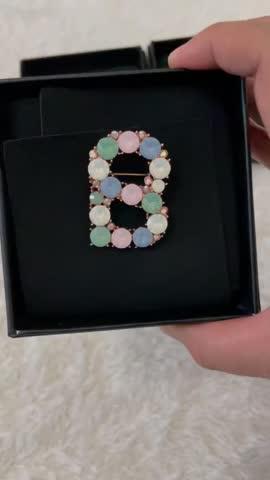 Siera Brooch - Black - Customer Photo From Nur Liliana
