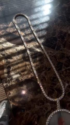 LARGE 3D CIRCLE CUSTOM PICTURE PENDANT - Customer Photo From Justis Collins