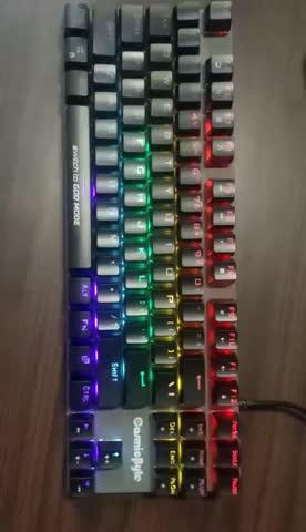 Cosmic Byte Pandora TKL Mechanical Keyboard Upgraded with Swappable Switches - Blue Switch - Customer Photo From Ashish Chaurasiya