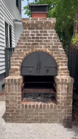 XL Italian Arched Pizza Oven Door - Customer Photo From Edward Shimer