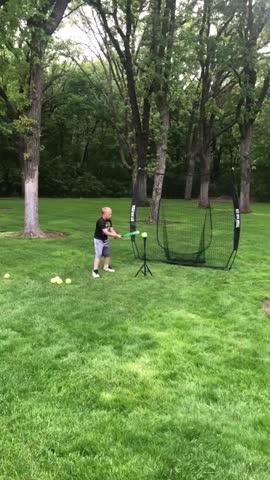 Softball Hitting Net - Customer Photo From Carrie Anderson