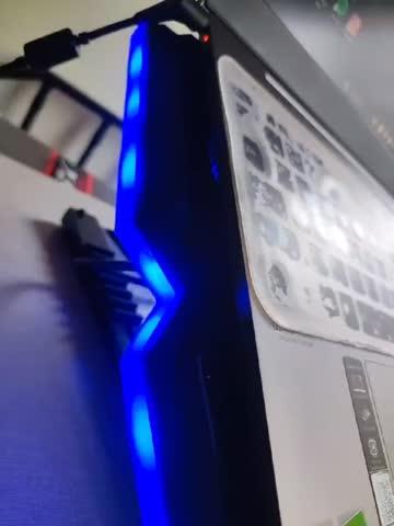 Cosmic Byte Cyclone RGB Laptop Cooling Pad - Customer Photo From Prathmesh