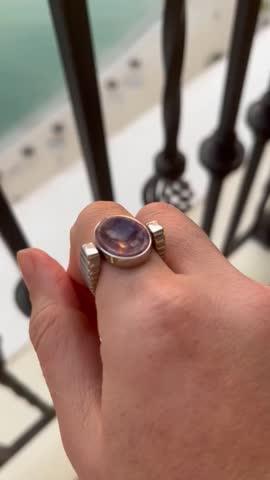 Purple Jasper Worry Stone Element - Customer Photo From Csilla Sallai