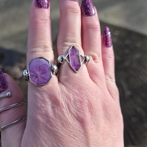 Amethyst TwinPoint™ Crystal Element - Customer Photo From Brittany Lang