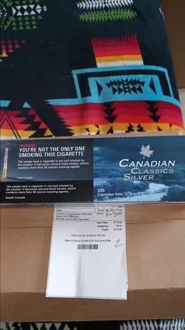 Canadian Classics Silver (King Size) - Carton (200 Cigarettes) - Customer Photo From Jason Ballantyne