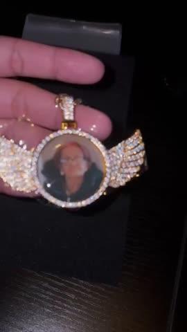 CUSTOM PICTURE PENDANT STYLE-4 - Customer Photo From Anajahlee s.