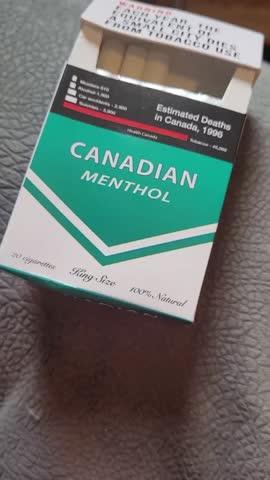 Canadian Menthol (King Size) - Carton (200 Cigarettes) - Customer Photo From Tina Armstrong