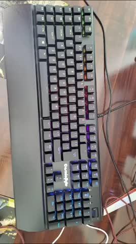 Cosmic Byte CB-GK-24 Equinox Alturas Mechanical Keyboard with Upgraded with Swappable Outemu Blue Switches (Black) - Customer Photo From Deep Ranadive