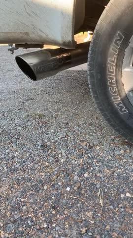 5" Turbo Back, Single Side Exit, No Muffler, AL, 1999-2003 F-250/350 7.3L, all models - Customer Photo From Scotty Boone