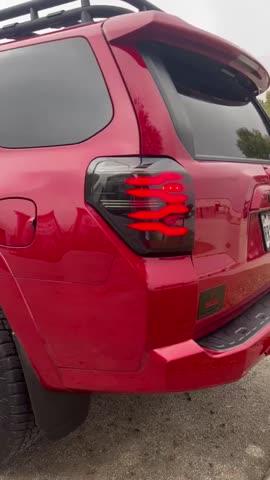 AlphaRex LUXX Series Smoked Red LED 4Runner Tail Lights (2010-2023) - Customer Photo From Leigh H.