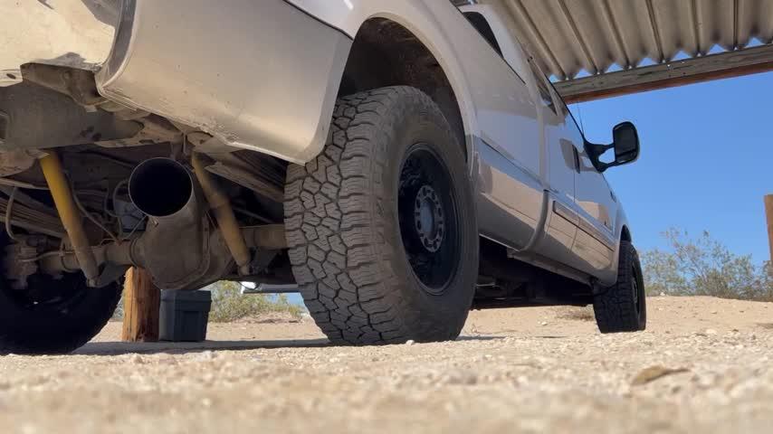 5" Turbo Back, Single Side Exit, No Muffler, AL, 1999-2003 F-250/350 7.3L, all models - Customer Photo From Norman Rainey