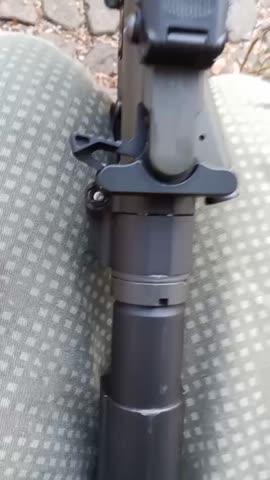 Strike Industries Extended Charging Handle Latch - Black - Customer Photo From John Thomas