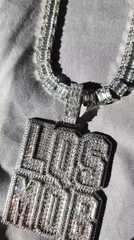 Custom Letters Baguette Two Layer Necklace - Customer Photo From Victor C.