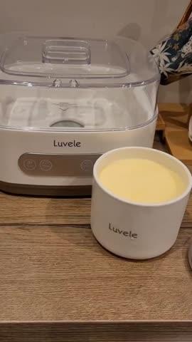 Yogurtera con tarros de cerámica 4×400 ml – Luvele Pure