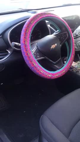 Steering Wheel Cover|Violet - Customer Photo From Bethany Washburn