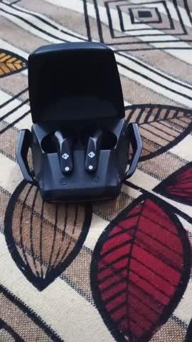 Cosmic Byte CosmoBuds™ X200 True Wireless (TWS) Earbuds, BT 5.3, 40 Hrs Playtime, 38ms, Music & GOD Mode™, ENC, IOP™, IPX5 - Silky Matt Black - Customer Photo From Piyush Sahani