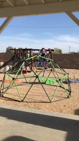 Lifetime 66" Extra Large Geo Climbing Dome - Customer Photo From scott s.