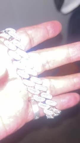 16MM Baguette Cuban Link Chain - Customer Photo From michael t.