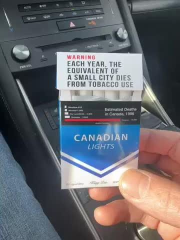 Canadian Lights (King Size) - Carton (200 Cigarettes) - Customer Photo From rendall smith